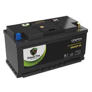 2022 BMW X3 L6 3.0LReplacement Car Battery BCI Group 49 Lithium LiFePO4 Automotive Powertex Battery