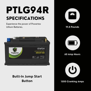 2015 Chevrolet Silverado 1500 Car Battery BCI Group 94R / H7 Lithium LiFePO4 Automotive Battery