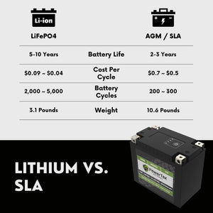 1998 Triumph Tiger Lithium Iron Phosphate Battery Replacement YTX14-BS LiFePO4 For Motorcyle