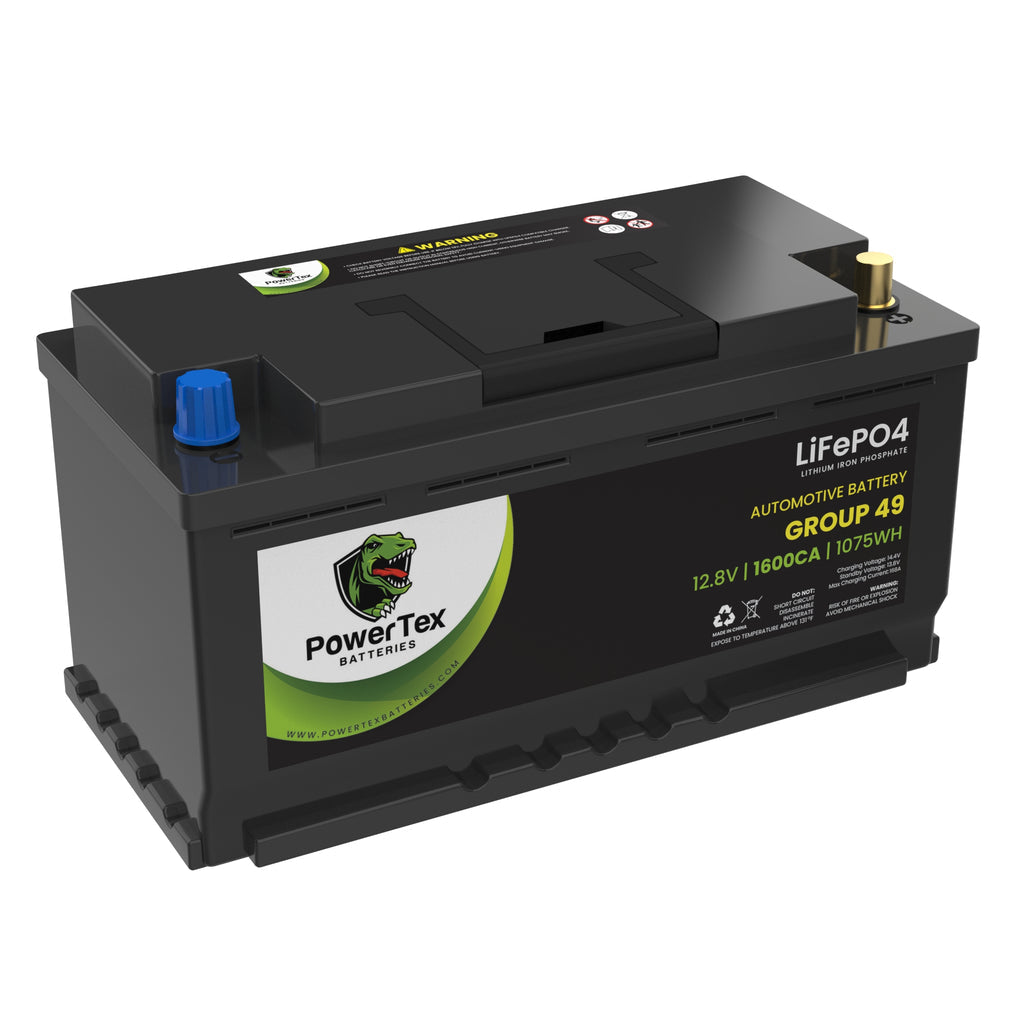 2018 Ford F-150 Heritage Car battery BCI Group 49 / H8 Lithium LiFePO4 Automotive Battery