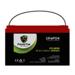 PowerTex Batteries 36V 50Ah LiFePO4 Lithium Iron Phosphate Battery