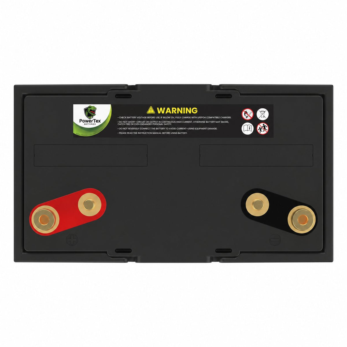 PowerTex Group 27M LiFePO4 automotive battery — alternate product view
