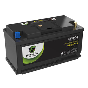 2022 Ram Promaster 2500 V6 3.6LReplacement Car Battery BCI Group 49 Lithium LiFePO4 Automotive Powertex Battery