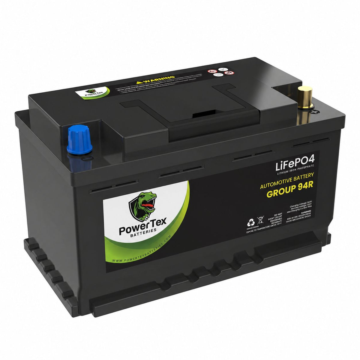2023 Audi RS Q8 V8 4.0L Replacement Car Battery BCI Group 94R Lithium LiFePO4 Automotive Powertex Battery