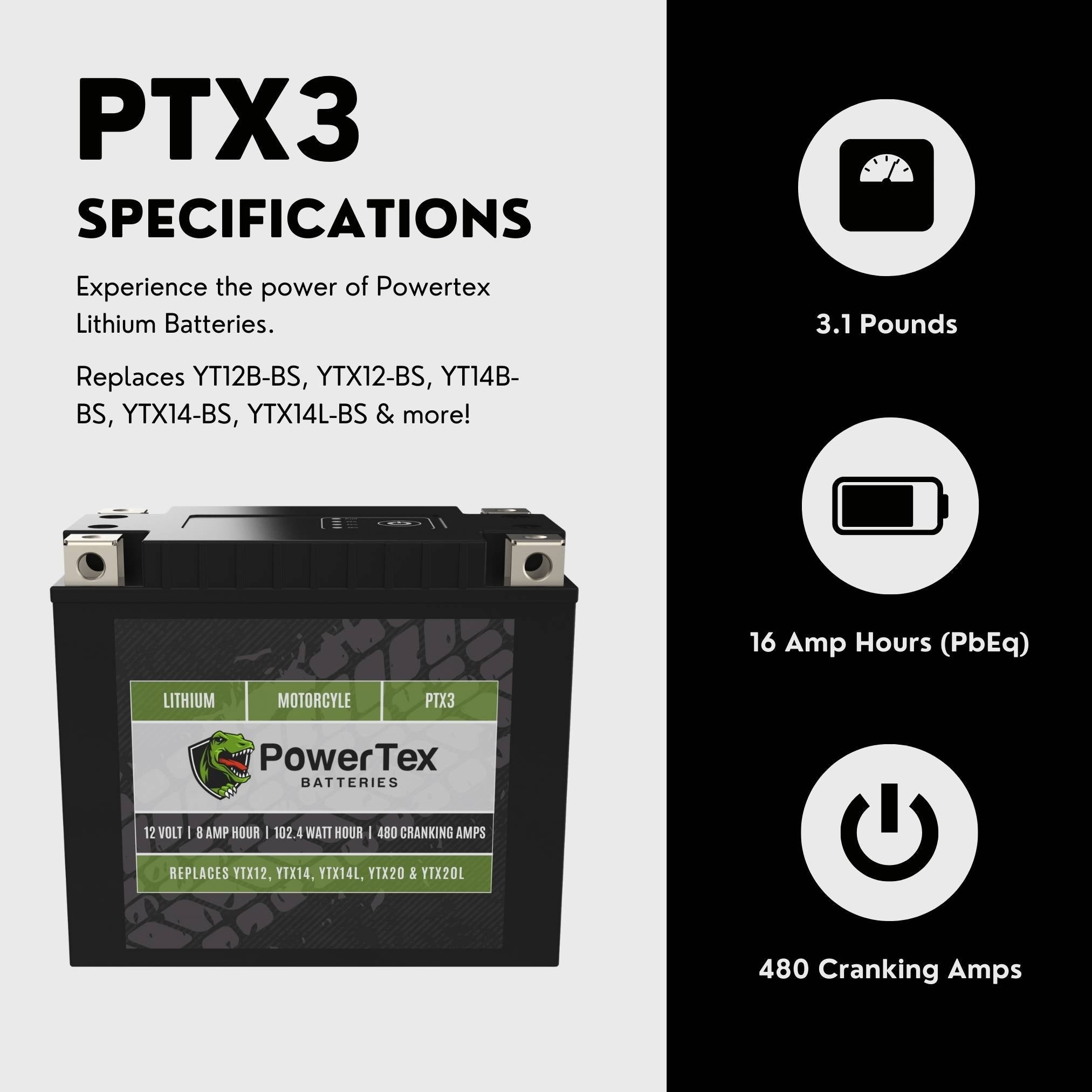 2012 BMW R1200GS Adventure Triple Black ABS Lithium Iron Phosphate Battery Replacement YTX14-BS LiFePO4 For Motorcyle
