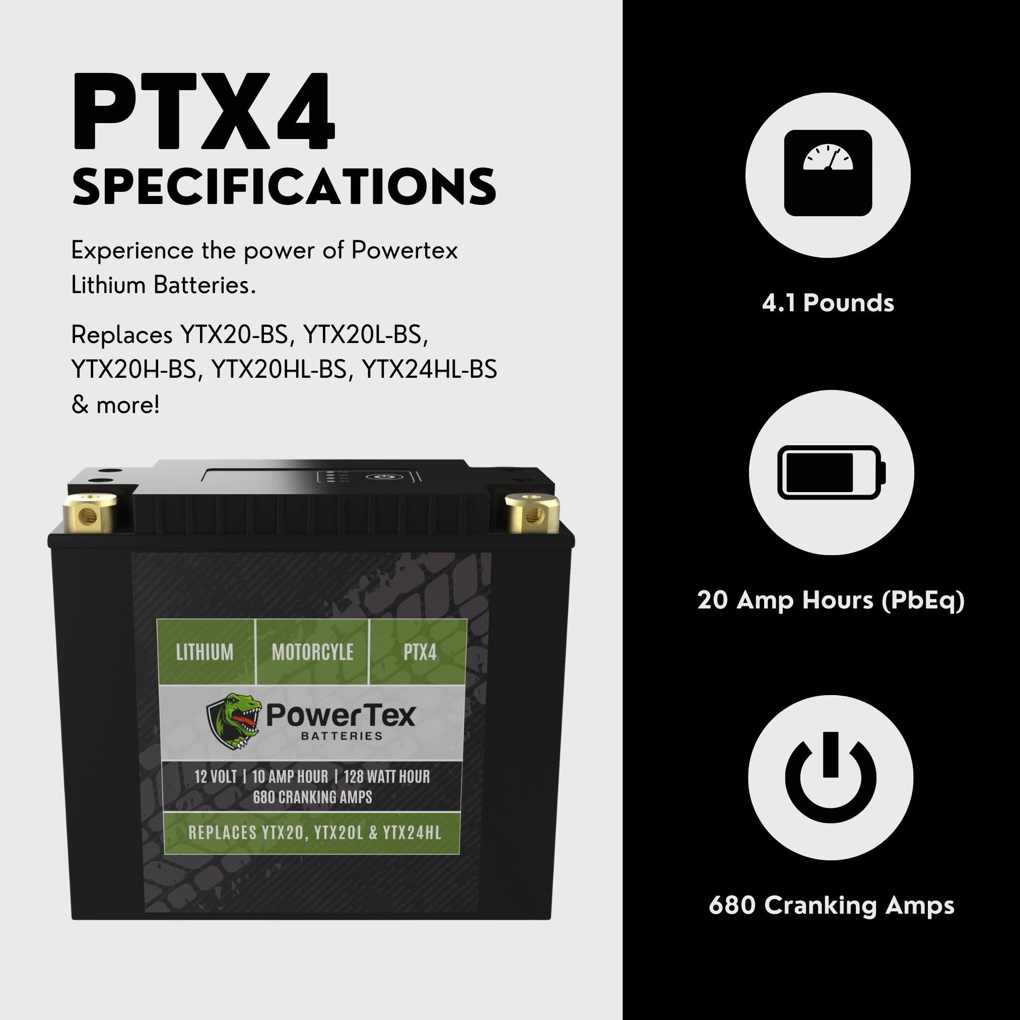 2003 Victory Vegas Lithium Iron Phosphate Battery Replacement YTX20L-BS LiFePO4 For Motorcyle