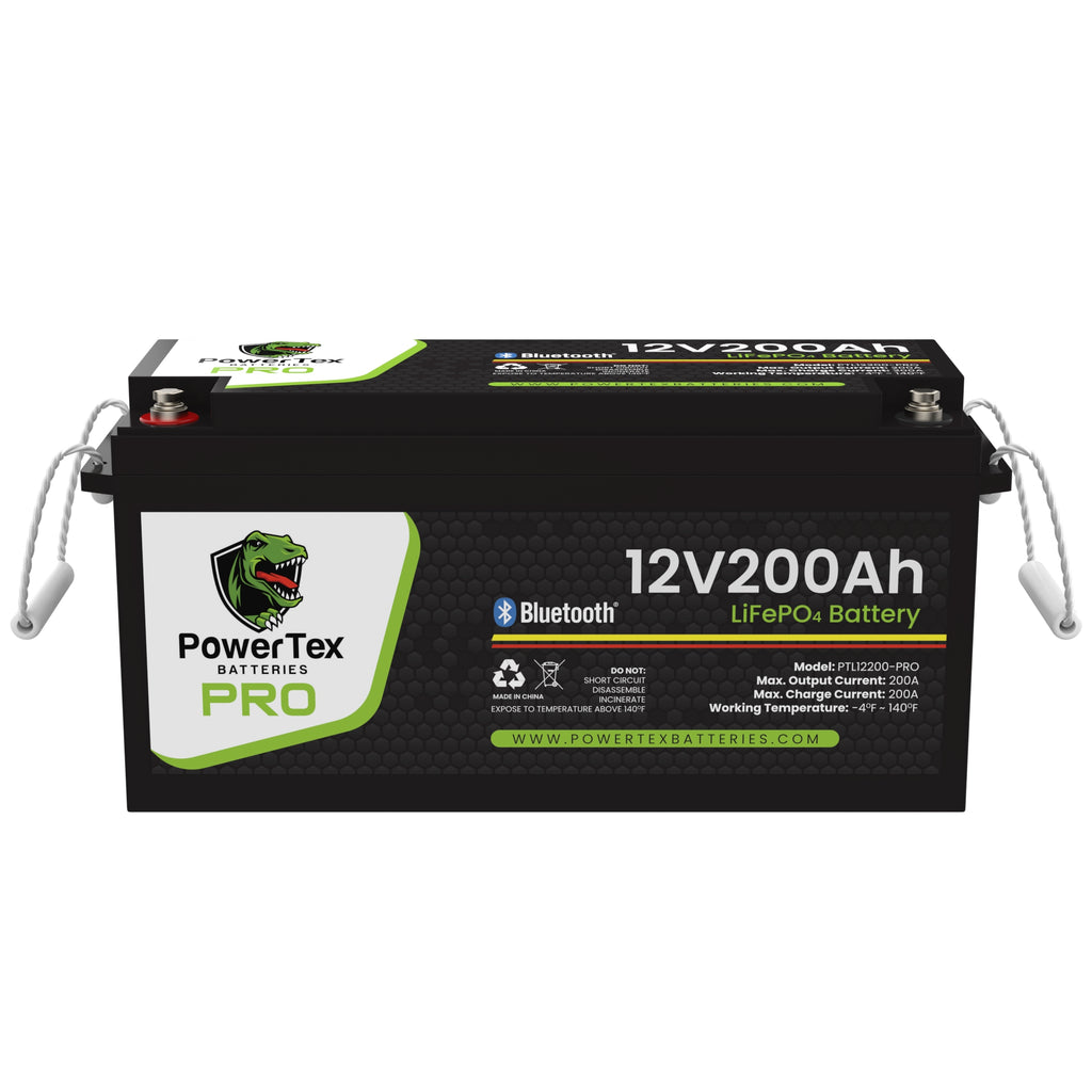PowerUrus 12V 200AH LiFePO4 Deep Cycle Rechargeable Battery