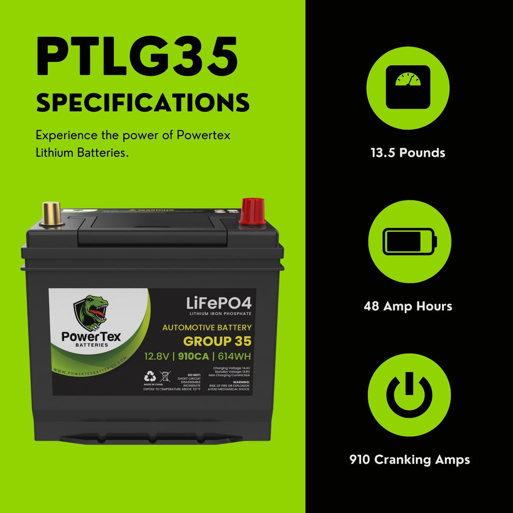 2018 Toyota 86 Car Battery BCI Group 35 / Q85 Lithium LiFePO4 Automotive Battery