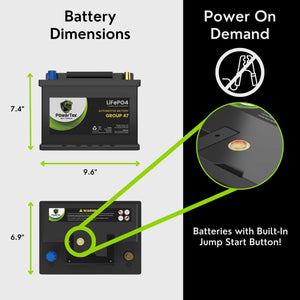 2019 BMW 740i Car Battery BCI Group 47 H5 Lithium LiFePO4 Automotive Battery