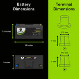 2013 Aston Martin DB9 Car Batteries BCI Group 49 / H8 Lithium LiFePO4 Automotive Battery