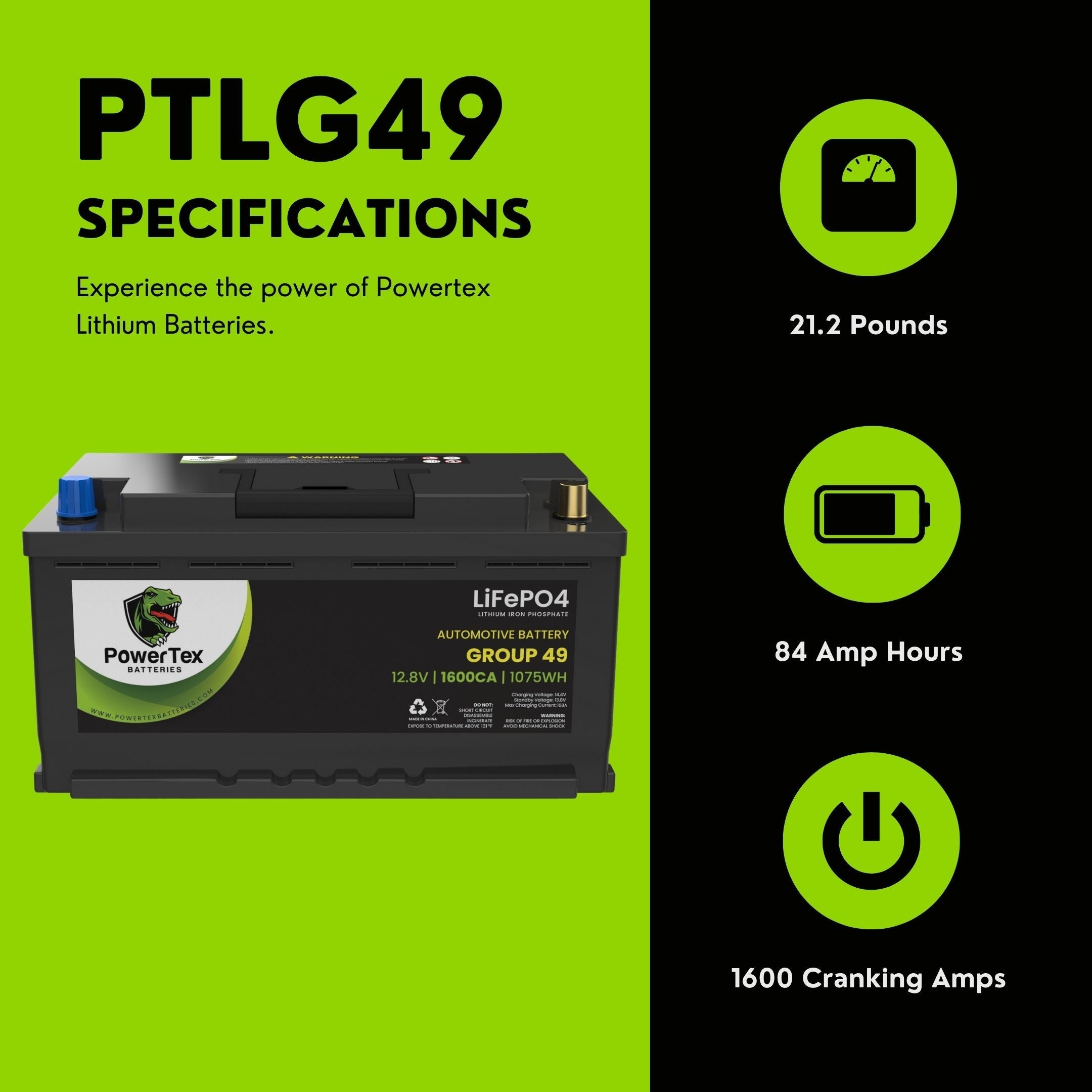 2015 Aston Martin Vanquish Car Batteries BCI Group 49 / H8 Lithium LiFePO4 Automotive Battery