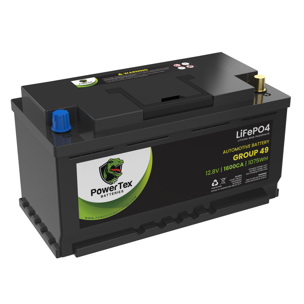 2015 Dodge Durango Car Battery BCI Group 49 / H8 Lithium LiFePO4 Automotive Battery