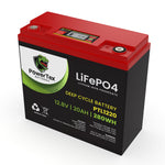PowerTex Batteries 12V 20Ah Lithium Ion LiFePO4 Rechargeable Battery Battery PowerTex Batteries 