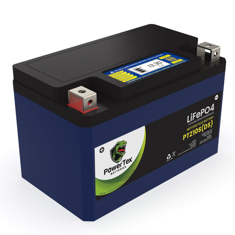 PowerTex Batteries YTZ10S Lithium Ion LiFePO4 Motorcycle Battery Battery YTZ10S Replacement 