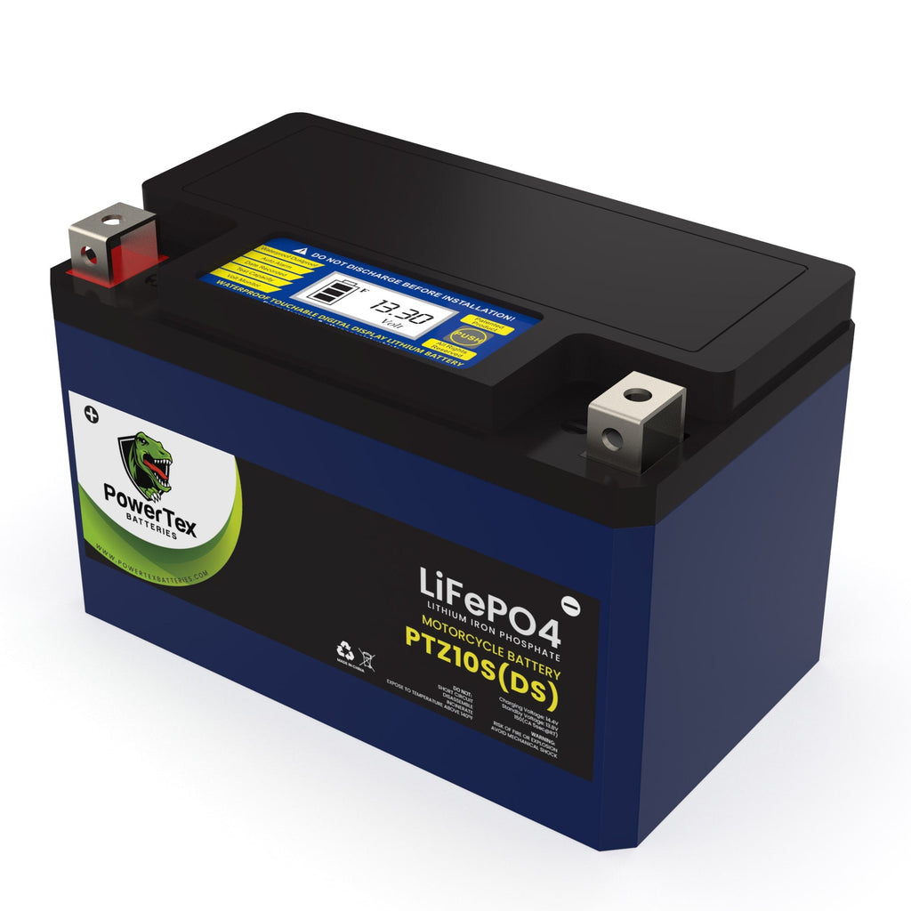 PowerTex YTZ10S LiFePO4 Lithium Iron Phosphate Motorcycle Battery –  PowerTex Batteries