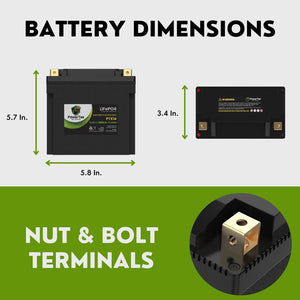 2010 Buell Lightning XB12Scg Lithium Iron Phosphate Battery Replacement YTX14-BS LiFePO4 For Motorcyle