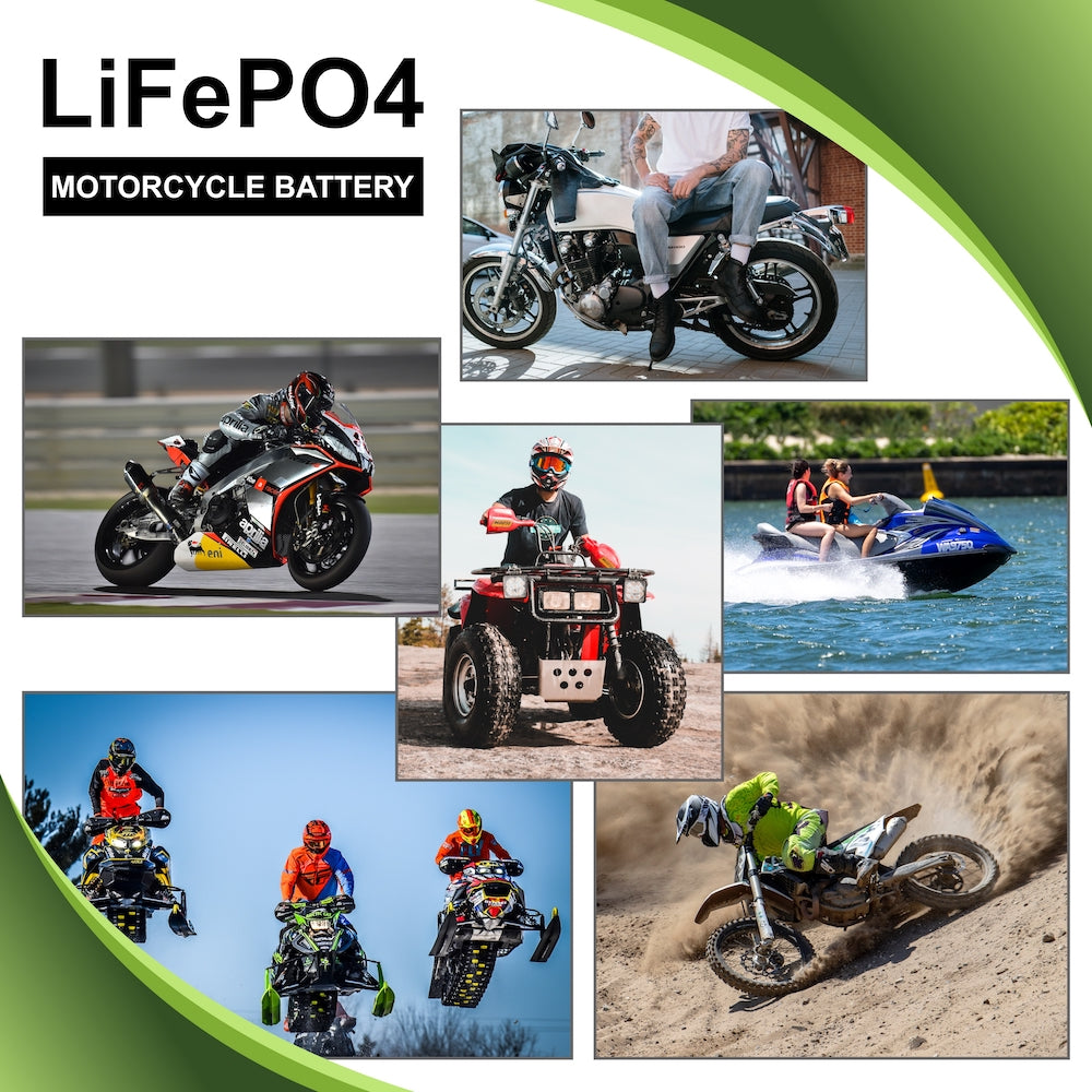 2004 Can-Am DS90 Lithium Iron Phosphate Battery Replacement YTX4L-BS LiFePO4 For Motorcyle