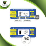 PowerTex Batteries YTZ10S Lithium Ion LiFePO4 Motorcycle Battery Battery YTZ10S Replacement 